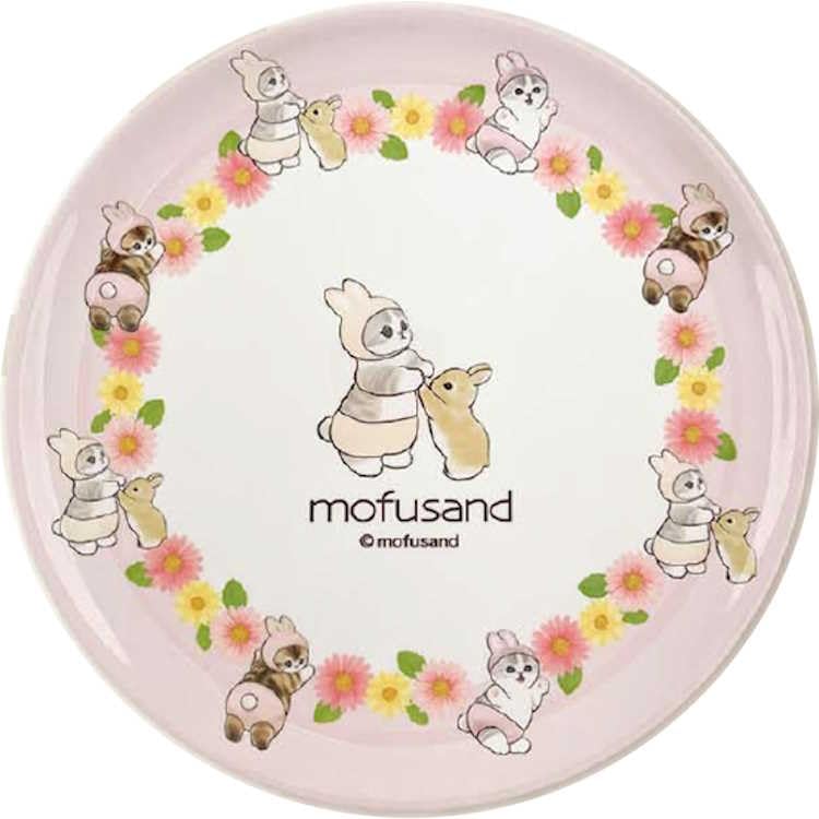 Amazon｜メラミンプレート うさぎ MOFUSAND サイズ:約H200×W200mm